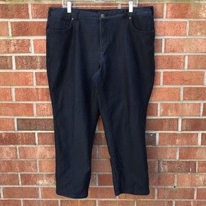 Lands' End Ankle Length Straight Leg Jeans